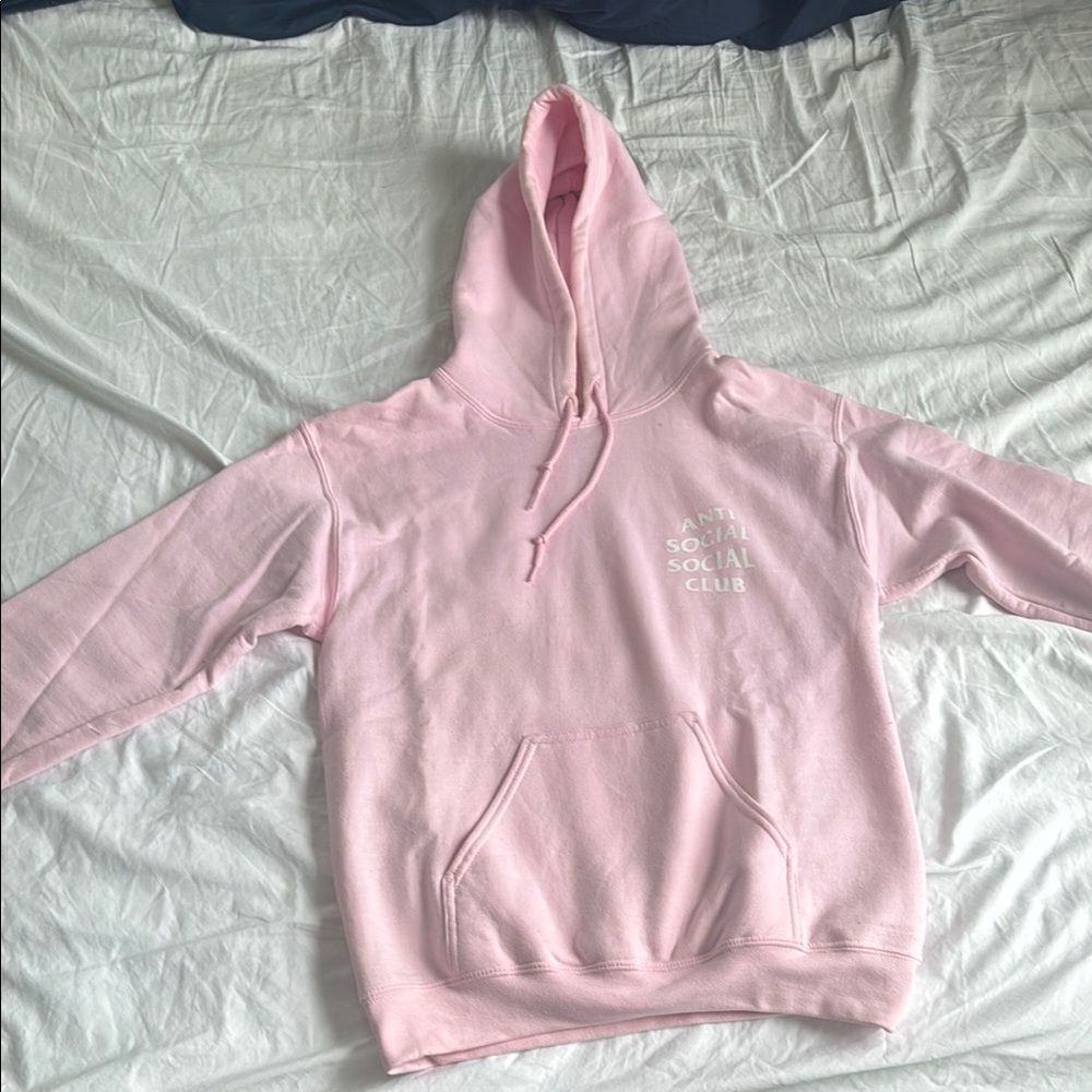 Anti Social Social Club Pink Hoodie